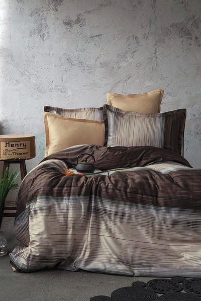 İssimo Home Комплект завивки Gerard King Size Digital Cotton Saten