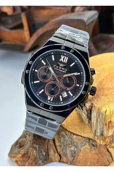 FERRO Men's Luxury Wristwatch - Steel Cord