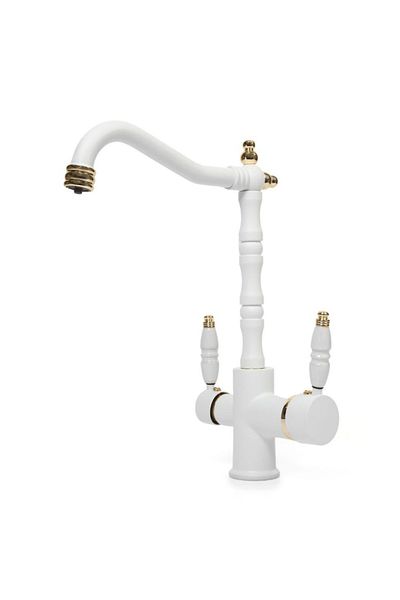 FKN White Gold Purified Rustic Sink Faucet