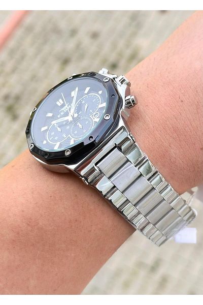 FERRO Multi Function Waterproof Steel Case Steel Cord Men's Wristwatch