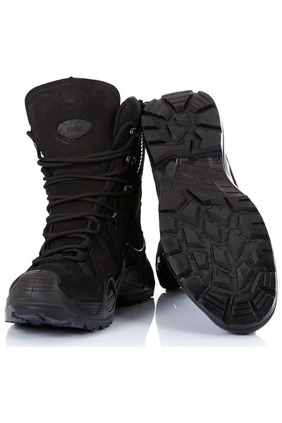 Vogel Cizme militare negre cu fermoar M1491