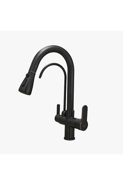 FKN Purified Black Spiral Sink Faucet
