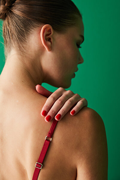 Penti Kırmızı Saten Balenli Sütyen