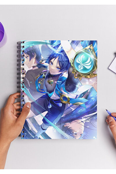 Home Genshin Scaramouche Wanderer Anime Caiet cu spirală A5 (50 FOI)