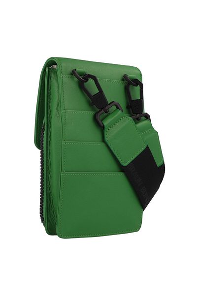 Braun Büffel Mini Geanta Capri Geanta Umar Piele 10 cm