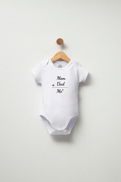 Naive Baby 100% Cotton Baby Bodysuit - Mom & Dad & Me - Baby Bodysuit Badi - ...