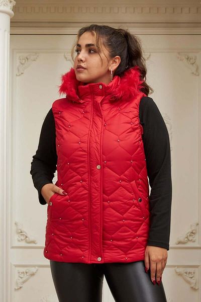 Ladies plus size vests clearance