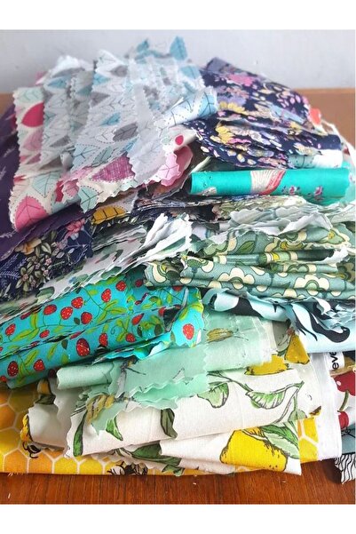 NYMA HOME PARÇA KUMAŞ - 1 KG KARIŞIK PAKET - TÜM PARÇALAR EN AZ 1 MT