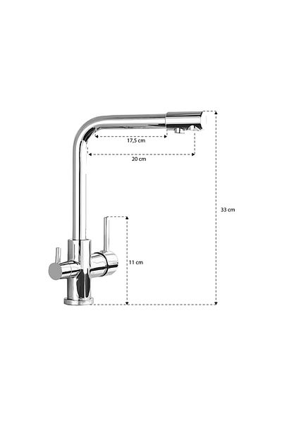 FKN White Purified Sink Faucet