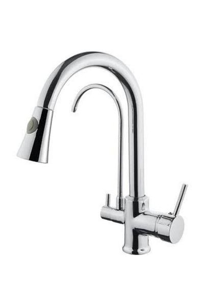 FKN Purified Chrome Spiral Sink Faucet