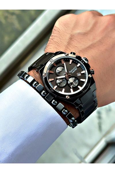 Ferrucci Function Fcf.12286fm.03 Multi Function Men's Wristwatch 3 Atm Waterproof