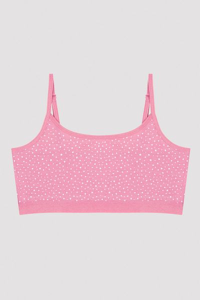 Penti Multicolored Girl's Patterned 2-Piece Half Undershirt