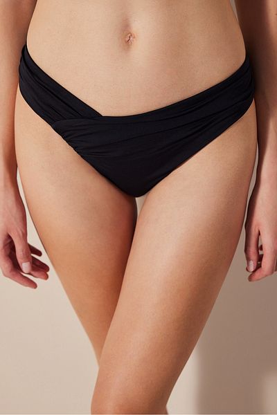 Penti Piedra Schwarzer V-Bikini-Unterteil