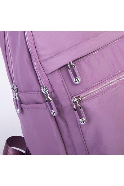 Nas Bag Women's Multi-Eye Large Internal Volume Waterproof Backpack Purple