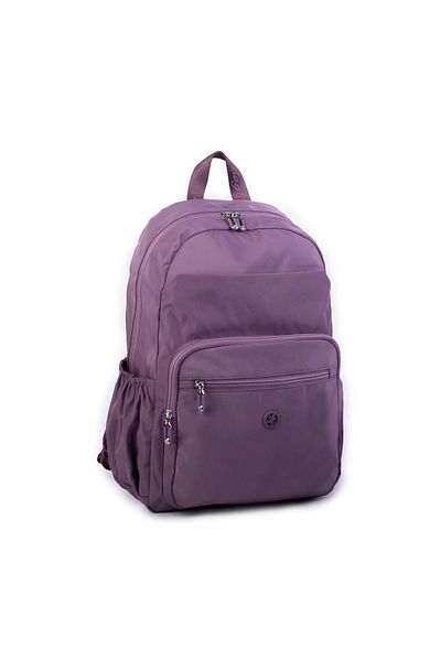 Nas Bag Unisex Large Size Light and Waterproof Multi-Compartment Backpack - Purple