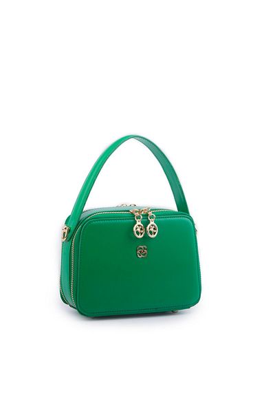 Nas Bag Mini geantă de mână și crossbody pentru femei, verde iarbă (LĂȚime: 20 DIMENSIUNE: 15)