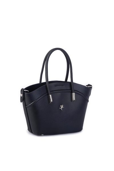 Nas Bag Mini geantă coș pentru femei Geantă de mână și crossbody Black Golf (20x18cm)