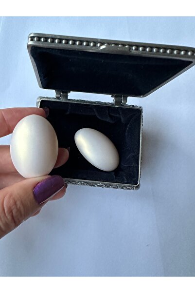 Amor Center Büyük Boy Elips Model Mat Çok Hafif Modern Şık Çivi Küpe