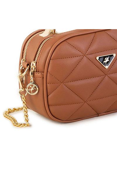 Nas Bag Geantă Crossbody cu lanț de damă Tan Dona