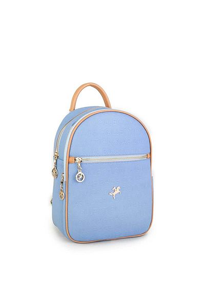 Nas Bag Rucsac de damă Blue Camel Embossat