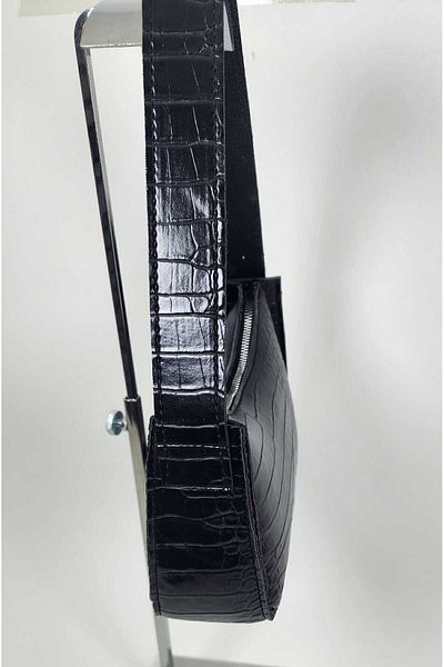 STEEPPOLO Geanta cu model bagheta neagra