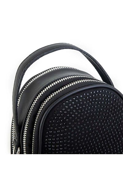 Nas Bag Mini geantă crossbody pentru femei Black Stone