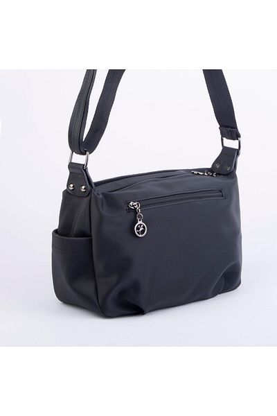 Nas Bag Geantă de damă casual cu mai multe compartimente, negru Buzzy (Lățime: 30 cm X Lungime: 20 cm)