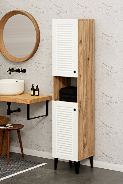 şirinev mobilya DSC DESİGN Banyo Dolabı Luxe Ahşap