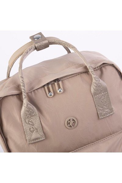 Nas Bag Unisex Αδιάβροχη Τσάντα μεγάλου μεγέθους - Πλάτη και Χέρι (29x40 cm) Mink