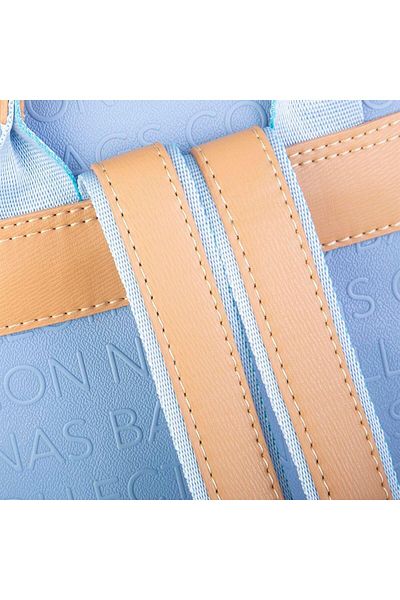 Nas Bag Rucsac de damă Blue Camel Embossat