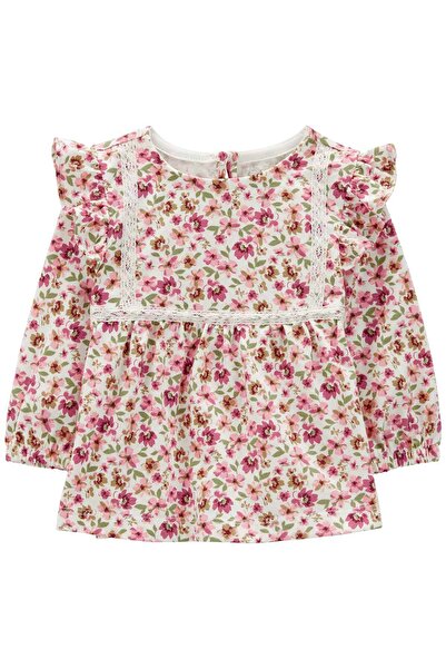 OshKosh Kız Bebek Uzun Kollu Tshirt