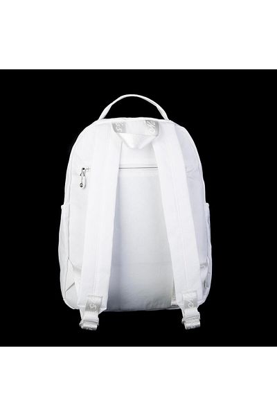 Nas Bag Λευκό Unisex σακίδιο πλάτης - Ελαφρύ και αδιάβροχο, 30x40 cm, πολλαπλά διαμερίσματα
