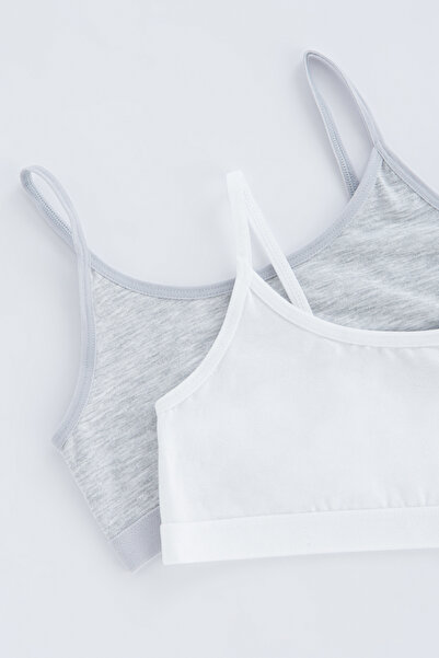 Penti Ανοιχτό γκρι Teen Basic Μισό Σουτιέν 2 τεμαχίων