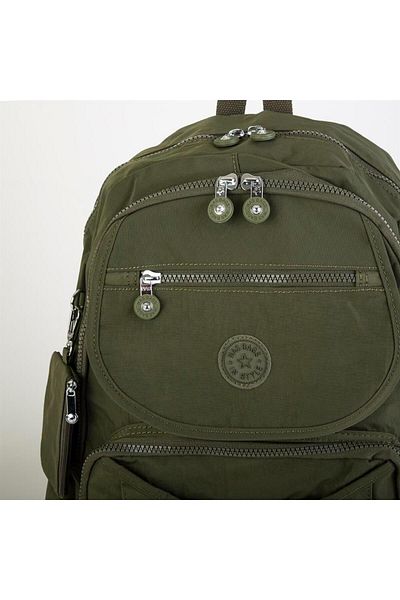 Nas Bag Unisex Harmful Chemical Free Waterproof Backpack Dark Green