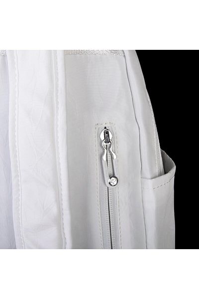 Nas Bag Λευκή τσάντα Unisex - Ελαφρύ, Αδιάβροχο, Πολλαπλών Διαμερισμάτων (ΑΔΙΑΒΡΟΧΟ)