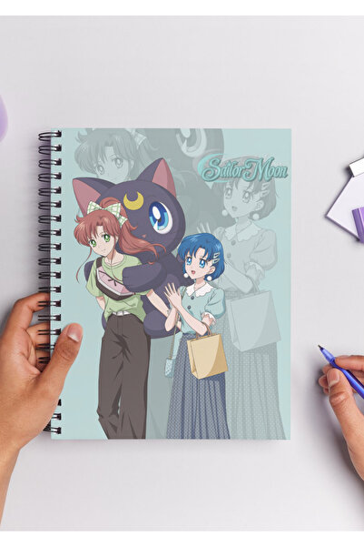 Home Sailor Moon Usagi Anime Spiral Notebook A5 (50 Sheets)