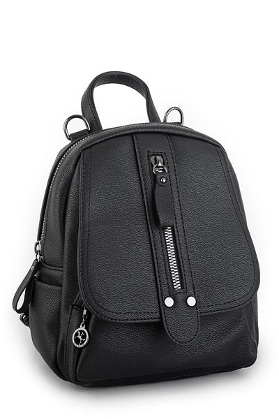 Nas Bag Black Coral Women's Backpack and Shoulder Bag - Convertible Design