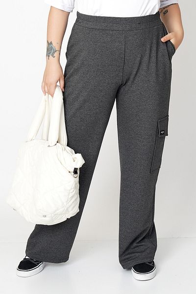Büyük Moda WIDE LEGS CARGO TRACKPANTS