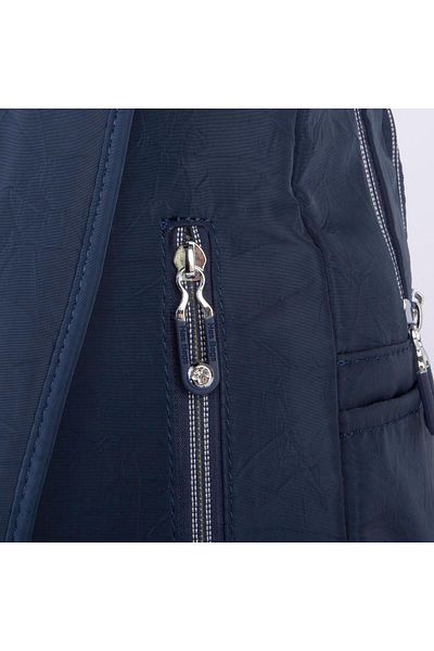 Nas Bag Rucsac de damă bleumarin - cu mai multe compartimente, volum interior mare și impermeabil
