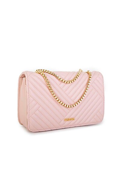 Nas Bag Kadın Çapraz Çanta Pudra Nova