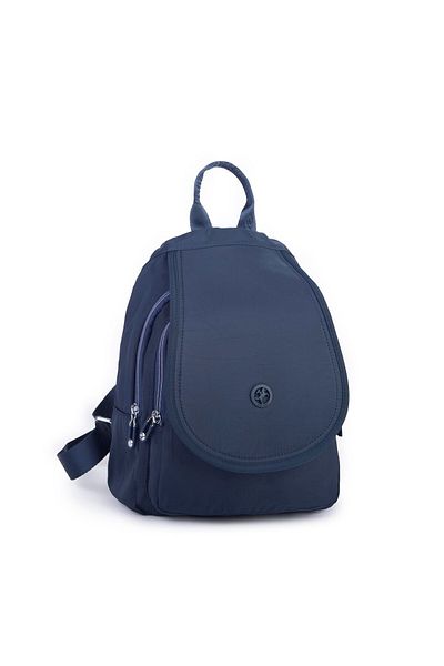 Nas Bag Rucsac de damă Bleumarin - Impermeabil, Ultra Ușor, Compartiment Dublu, Dimensiune Medie