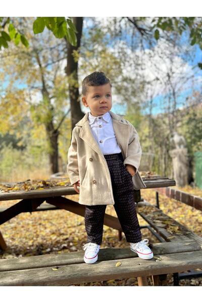 favorimkids KREM Kaşe Bebek Çocuk Kaban