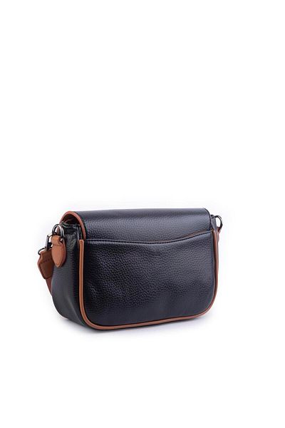 Nas Bag Original pentru femei Cross Black Tan Silan
