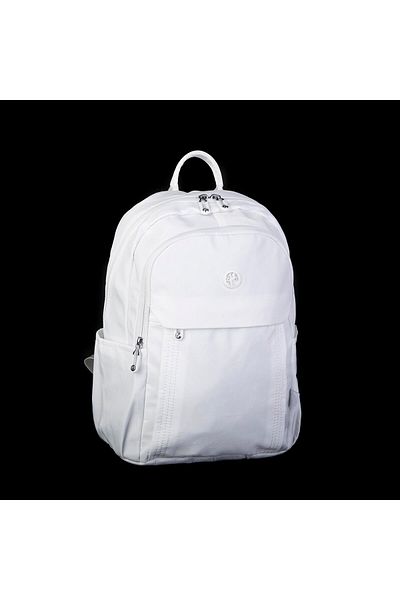 Nas Bag Λευκό Unisex Αδιάβροχο ελαφρύ αθλητικό σακίδιο πλάτης πολλαπλών τμημάτων
