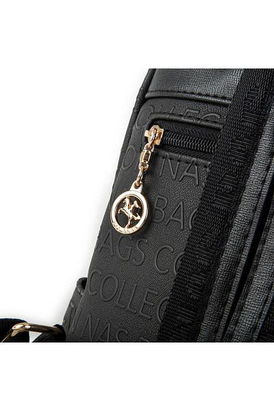 Nas Bag Rucsac de damă negru în relief