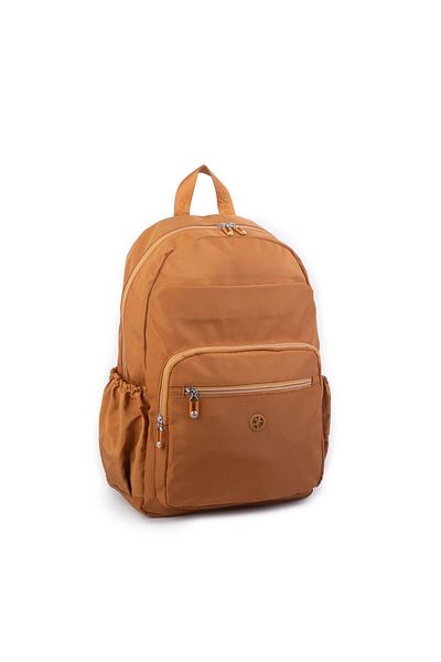 Nas Bag Large Size Unisex Lightweight and Waterproof Multi-Eye Backpack Mustard