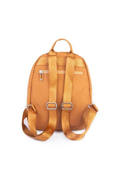 Nas Bag Mustard Colored Women's Backpack - Multi-Compartment, Waterproof, Light