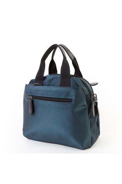 Nas Bag Geantă de mână și crossbody, ușoară, hidrofugă, cu mai multe compartimente, din satin petrolier