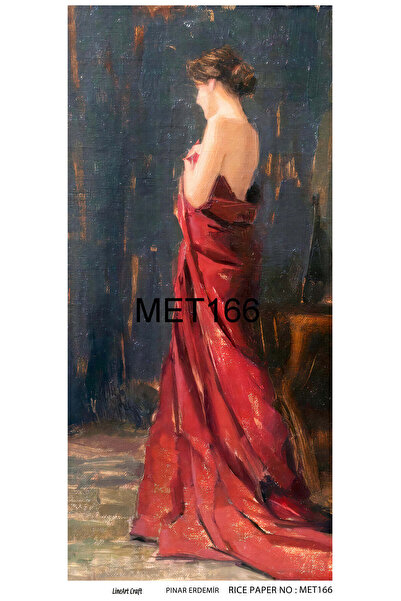 LİNEART Lineart Pirinç Dekopaj Kağıdı No:MET166- 30x66cm