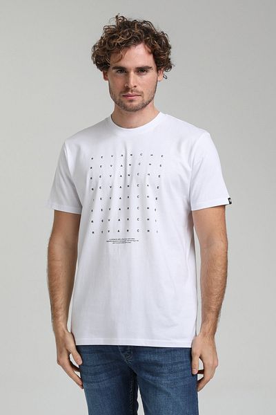 NEW WORLD POLO Crew Neck White Slim Fit T-Shirt 23ssm20303